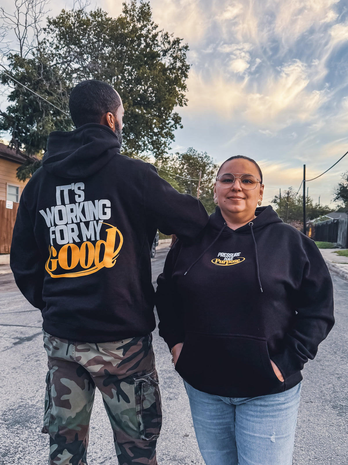 IT'S WORKING FOR MY GOOD HOODIE