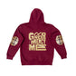 GOODNESS & MERCY-BURGUNDY HOODIE