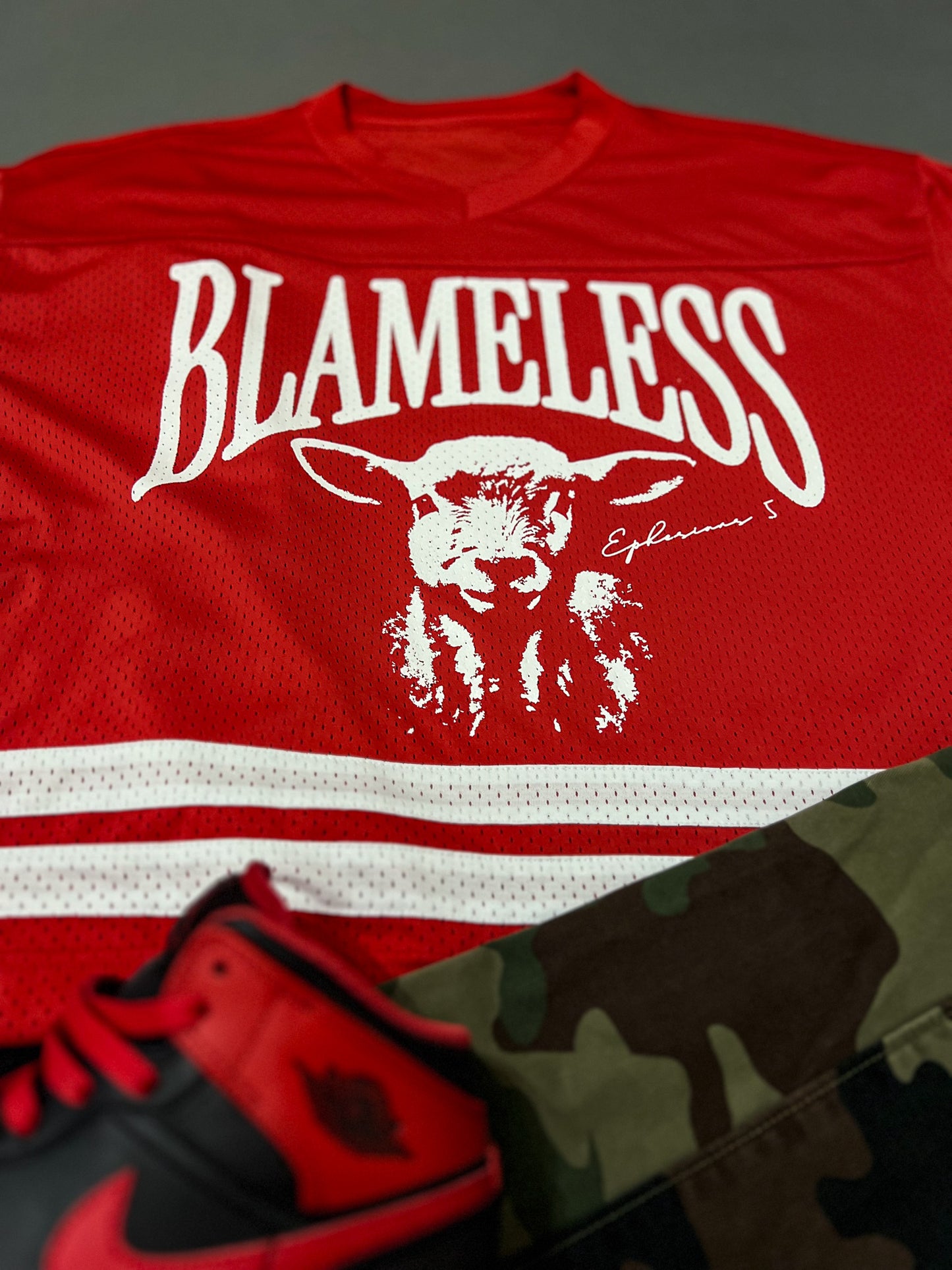 BLAMELESS - RED  JERSEY